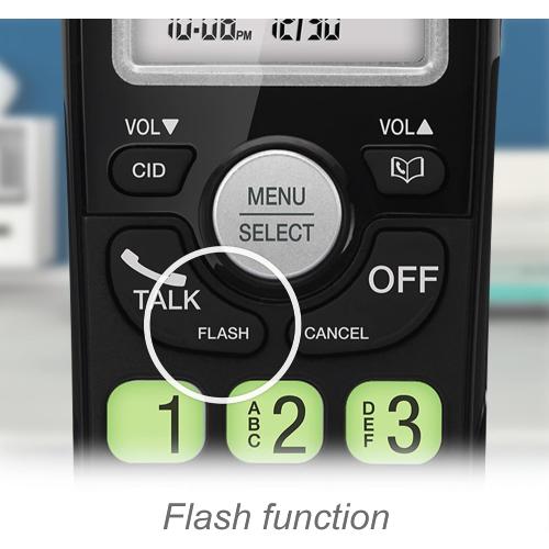 VTech VG134-11 DECT 6.0 Cordless Phone- Black