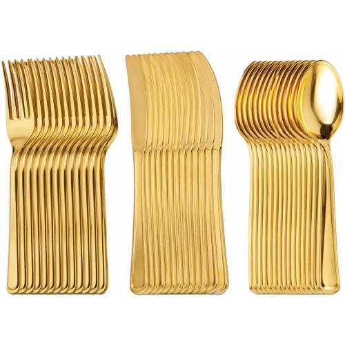 Gold Plastic Silverware