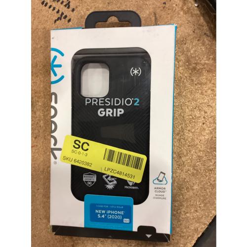 Speck Apple iPhone 12 Mini Presidio 2 Grip - Blackness 2 pack