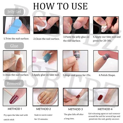 24Pcs Colorful Flowers Press on Nails Almond Medium Glossy Acrylic Fake Nails with 3D Pearl Design Glossy Green Flower False Nails Full Cover Artificial Nail Cute Stick on Nails for Women DIY