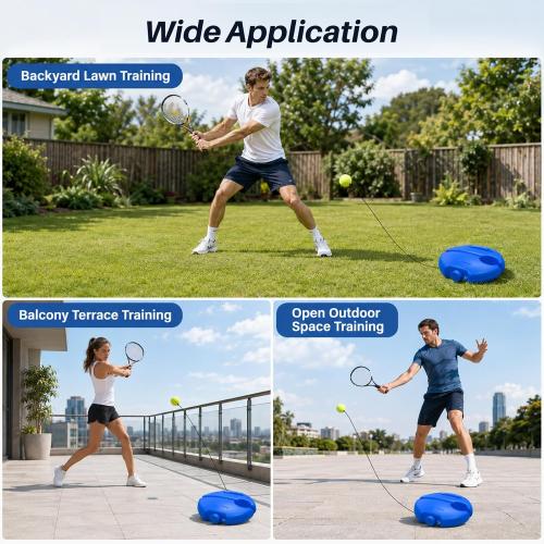 Tennis Training Bouncing Ball Set – 4 high-Bounce Balls with mesh Carry Bag. Portable and Convenient for Solo Practice in courtyards, Balconies, or Outdoor Fitness Activities Anywhere.