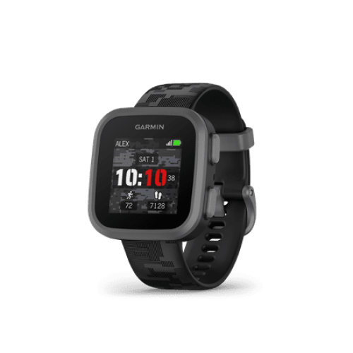 Garmin Bounce™, Kids Smartwatch, Two-Way Text and Voice Messaging, Location Tracking, Black Camo