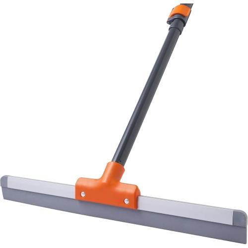 CLEANHOME Rubber Floor Squeegee with Extendable Long Handle