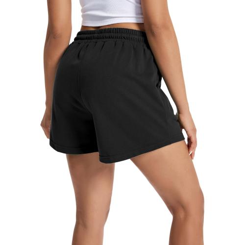 SIZE SMALL Auriviz Women's Sweat Shorts Comfy Lounge Running Shorts Gym Summer Casual High Waisted Athletic Shorts with Pockets