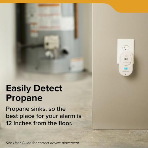 Kidde Carbon Monoxide & Explosive Gas Alarm, Plug-in & AA Battery, COPDLG