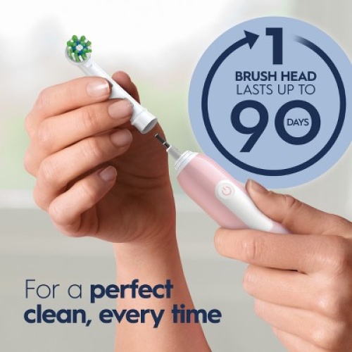Oral-B Pro 1000 Electric Power Rechargeable Battery Toothbrush - Pink