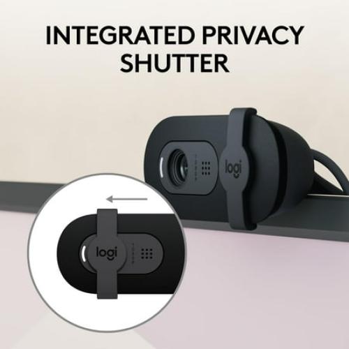 Logitech Brio 101 Full HD 1080p Webcam Made for Meetings and Works for Streaming