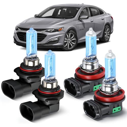 OQSNCV For Chevy Malibu LS (2013-2015 & 2019-2025) Halogen Headlight Bulbs