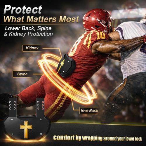 Football Backplates, Football Back Plate, ABS Lower Back Protector