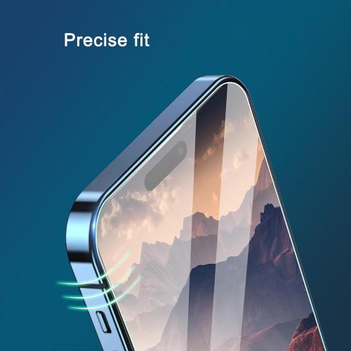 Ailun Screen Protector for iPhone 16 / iPhone 15 / iPhone 15 Pro [6.1 Inch] Display 3 Pack Tempered Glass, Dynamic Island Compatible, Case Friendly [Not for iPhone 16 Pro 6.3 Inch]. | 6.1 Inch, Display, Case Friendly
