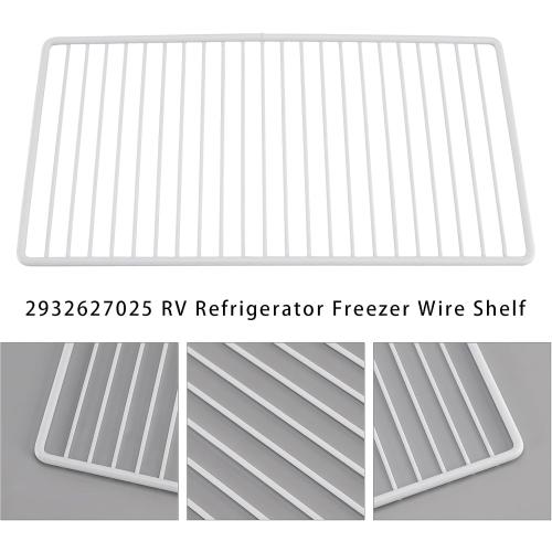2932627025 RV Refrigerator Freezer Wire Shelf Fit for Dometic RV Refrigerators and Freezers,Length: 16.73 inches, Width: 8.46 inches