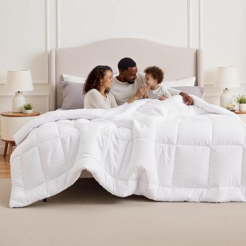 Bedsure Comforter Duvet Insert, Quilted Bedding Blanket, OEKO-TEX