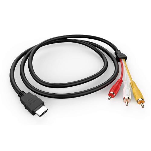 Passive HDMI to RCA Cable 5ft for TV DVD