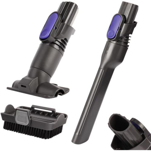 Vacuum Crevice Tool Brush Replacement Parts Compatible with Shark Pet Cordless Stick IX141 IZ162H IZ163H IZ362H IZ562H IZ140 IZ142 UZ145 Removable two-in-one Tool Brush Attachments for D-Shaped Vacuum
