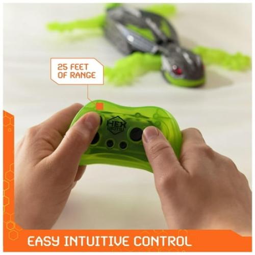 Wall Crawler Gecko, Rechargeable Remote Control Robot Kids Toys, Climbs up Walls for Prank Toys & Games, RC Robot Toys for Boys & Girls Ages 4 & Up
