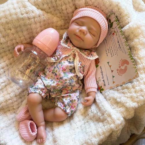 OtardDolls 12 Inch Silicone Reborn Baby Dolls Full Body Realistic Baby Doll Girl Handmade Painted Dolls with Clothes for Kids