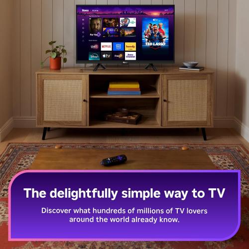 Roku Streaming Stick 4K with Voice Remote - HDR10  & Dolby Vision