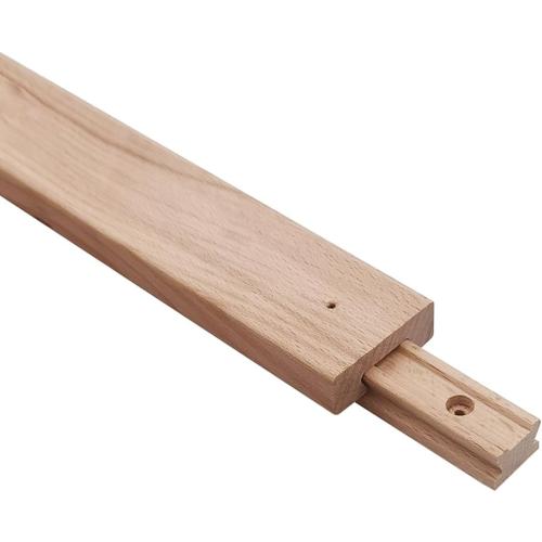 Wooden Drawer Slides 40cm Classic Wood Center Guide Track (15-3/4'')