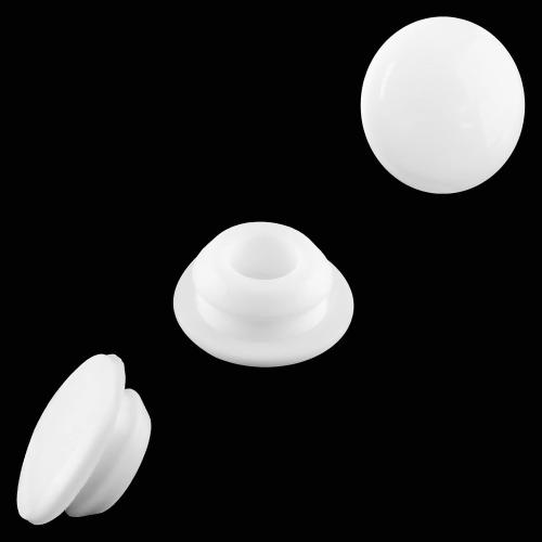 10pcs 3/8 Inch (10mm) Hole Plug, White Button Plugs
