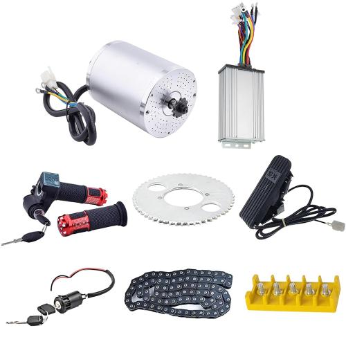 48V Motor Kit 1800W Electric Brushless DC Motor Kit 3900RPM Go Kart Motor