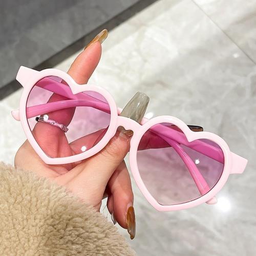 Heart Shape Sunglasses for Women,Pink Candy Color,Novelty Heart Frame Glasses for Party Performance,Cute Summer Sun Glasses