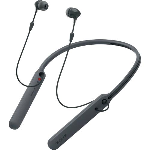 Sony - C400 Wireless Behind-the-Neck In Ear Headphones - Black