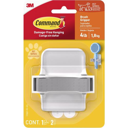 Command Large White Broom Grippers, 1 Broom Gripper,