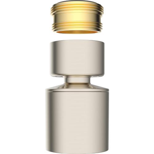 Hibbent NSF/ANSI/CAN 61 & cUPC Certified Faucet Aerator, Brushed Nickel