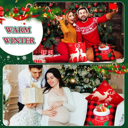 2 Pcs 17.7x17.7 Heated Pillow for Lumbar Support Electric Pillow for Office Chair 5 Heat Setting USB Heated Throw Pad for Period Cramp Abdomen Neck Winter Gift No Power Bank Included(Vivid Style)