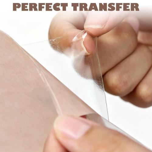 468 Double Sided Adhesive Sheets, Double Sided Transfer Sheets, Adhesive Transfer Tape Roll for Metal, Plastic, Glass, Electronics, Nameplates and Laminating - 12 inch x 5 Yard, 1 Roll