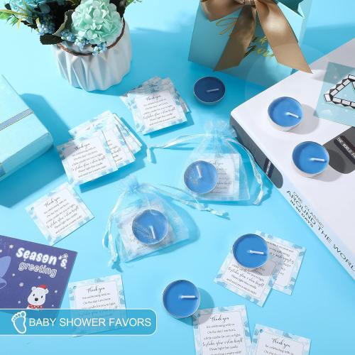 Geosar 50 Sets Baby Shower Party Favors,Blue