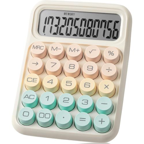 Mr. Pen- Mechanical Switch Calculator, 12 Digit Large LCD Display