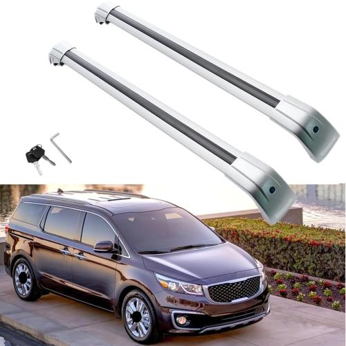 Set of 2 silver MotorFansClub such luggage rack