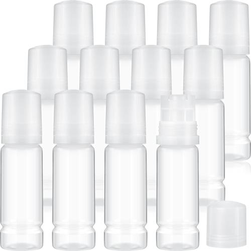 Zubebe 12 Pieces 70ml Empty 502 Ink Refill Bottles Universal Empty Ink Bottles