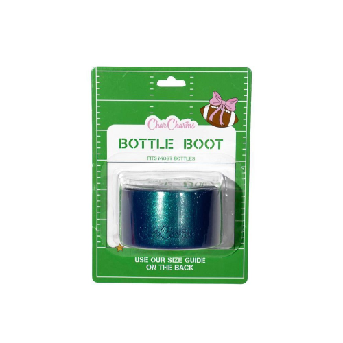 CharCharms Tailgate Water Bottle Boot Blue