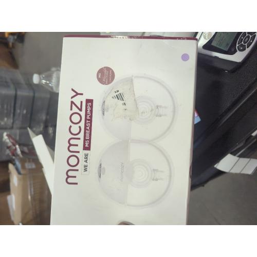 Momcozy M5 Smart APP Controlled Wearable Breast Pump, 2-Pack Quill Gray