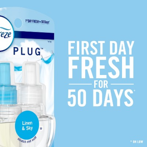 Febreze Plug Triple Refill Air Freshener Sweet Watermelon Vine - 3ct