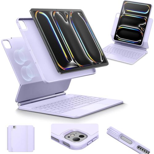 ESR for iPad Pro 13 Inch Case with Keyboard M5/M4,Multi-Mode Magnetic Stand