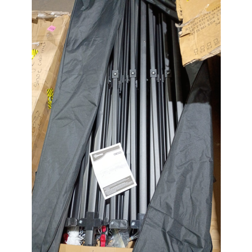 Outsunny 9.5 x 28 Pop Up Canopy Tent with Carry Bag Height Adjustable