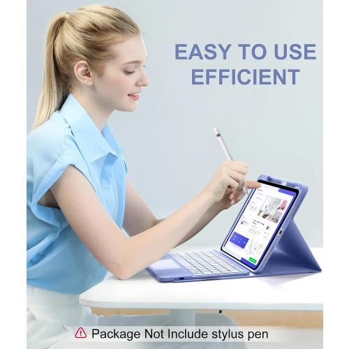 Harvopu for iPad A16 11th/10th Generation Case with Keyboard, Folio Cover