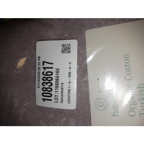 Haven Turkish Cotton Bath Towel in Lilac Marble