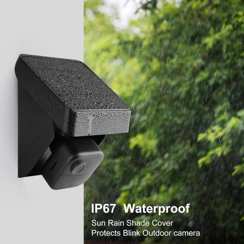 Uogw Solar Panel Charging Mount Compatible with Blink Outdoor 4 (4th Gen)/Blink Outdoor XT3/XT2/XT Camera,IP67 Weatherproof,Internal 3300mAh Battery Continuously for 365 Days-Upgrade Adjustment Angle