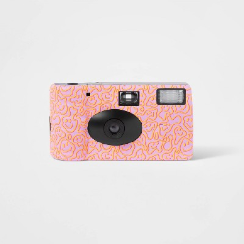 One-Time-Use Camera - heyday™ Neon Smiley