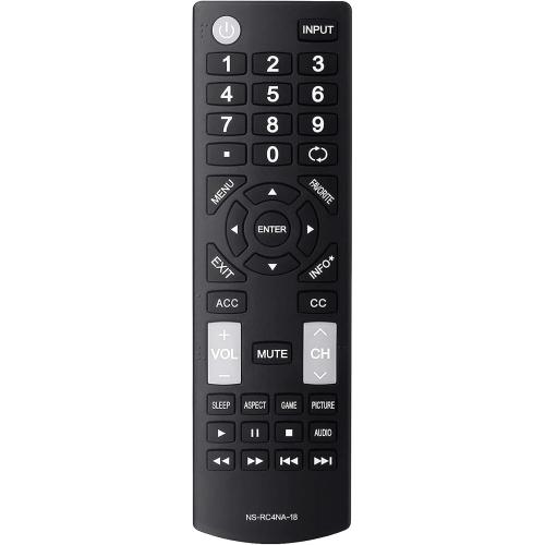 Universal NS-RC4NA-18 Remote Control Replacement for All Insignia TVs, No Programming Required