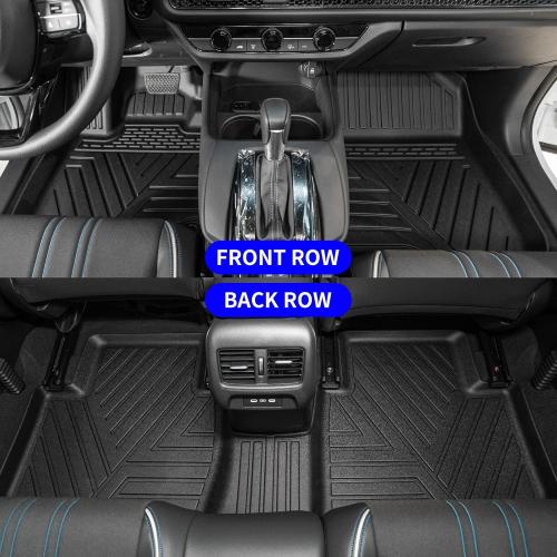 Rongtaod Floor Mats Compatible with 2023-2025 2026 Honda HRV Trunk Mat Cargo Mat Cargo Liner All Weather Back Seat Cover Protector 2024 HR-V Accessories (Trunk Mat Backrest Mats Floor Mats)