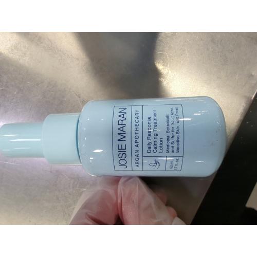 Josie Maran Argan Apothecary Daily Response Moisturizing Lotion - 2-in-1 Redness Reducing Skin Care & Spot Treatment with 3% OTC Sulfur & Tea Tree Oil - Face Lotion for Oily Skin (1.7 fl oz / 50 ml)