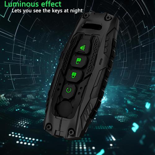 Zinc Alloy Key Fob Cover,Keychain,Full Protection Car Key Case for 2023 2024 2025 Kicks Sentra Versa Rogue Pathfinder Smart Remote Keyless Keyshell Accessories(NO.162-4 Black)