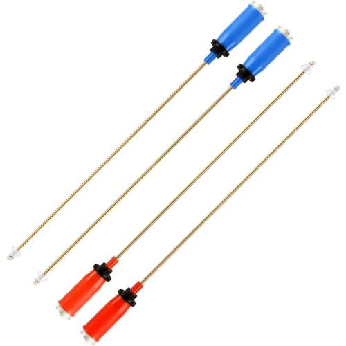 Upgraded WH16X10159 & WH16X10158 Washer Suspension Rods Set Spring 4pcs Assembly Compatible with GE Hotpoint Washer, Replacement Part 2754602 2754603 AP5632406 AP5632455 EAP3654190 EAP3654191
