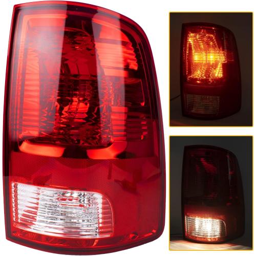 Boine Right Side Tail Light Compatible With 2009-2018 Dodge Ram 1500 2500 3500 - Bulb Included (Right Passenger Side)
