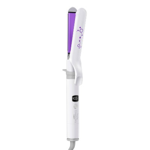 Color White and purple Conair Style Chemistry Flat Iron Attachment For Use With Style Chemistry Starter Kit Power Handle - 1